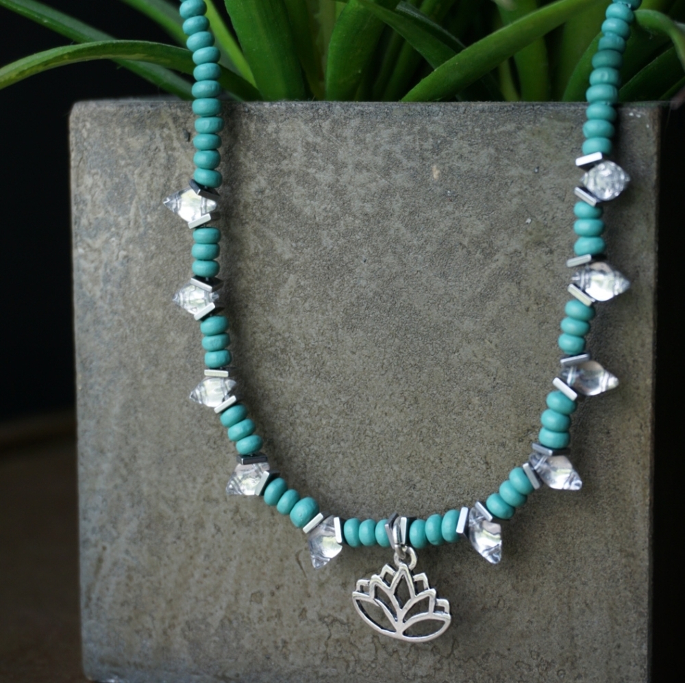 Lotus Flower Choker